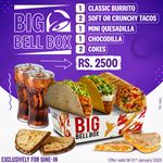 Big bell box at TACO BELL Sri Lanka