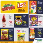 Up to 15% Off on selected Grocery Items at LAUGFS Supermarket