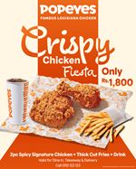 Crispy Chicken Fiesta at Popeyes Sri Lanka