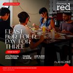 Feast for four, pay for three at Cinnamon Red