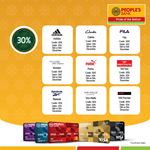 Up to 30% discounts on Shoes and Leather await you this festive season with Peoples Bank Cards