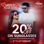 Get 20% OFF on sunglasses at Vision Care 