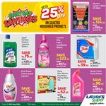 Up to 25% off on selected Household Products at LAUGFS Supermarket