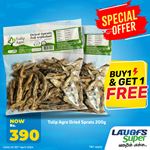 BUY 1 and GET 1 FREE on Tulip Agro Dried Sprat at LAUGFS Supermarket