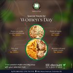 Celebrate women's day at the Four Leafed Clover with our Special treats