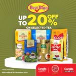 Up to 20% Off on selected Tea at Cargills Food City