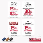 Up to 30% savings for this father's day from NDB Credit cards