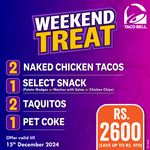 Treat yourself to a special weekend meal from Taco Bell