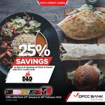 Enjoy 25% Savings on dine-in & takeaway at Döner & Dürüm with DFCC Credit Cards