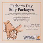 Father's Day stay package at Camelot Beach Hotel