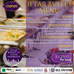 Iftar Buffet Menu at Chanas