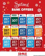 Save Big with Seasonal Bank offers at DSI