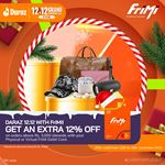 Get an EXTRA 12% OFF on orders above Rs. 3,000 site wide when you shop on Daraz with your Physical or Virtual FriMi Debit Card