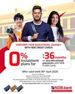 Experience 0% instalment plans up to 36 months for any educational payments