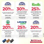 Get up to 30% Savings on Supermarkets for NDB Bank Cards