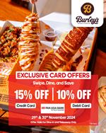 Enjoy exclusive PABC Bank card discounts at Burley's