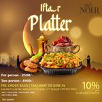 Iftar Platter at Cafe Noir