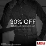 30% OFF on selected styles at ShirtWorks