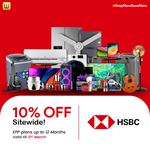 Up to 10% OFF Sitewide with HSBC Bank Credit Cards at Wasi.lk
