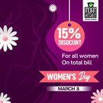 Enjoy a special 15% discount on all dishes at INDIAN KITCHEN for this Women day