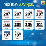 Holiday saving at Wasi.lk