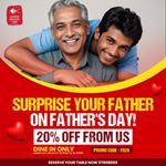 Celebrate your dad this Sunday with a 20% discount at Chinese Dragon Cafe