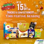 Up to 15% off on Snacks & Confectionery products at LAUGFS Supermarket