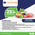 Bank Card Offers at Keells for March