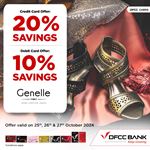 Enjoy up to 20% Off at Genelle with DFCC Cards