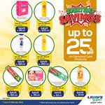 Get up to 25% Off on personal Care Products at LAUGFS Supermarket