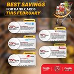 Enjoy the best savings on bank cards and save up this February at Cargills Food City