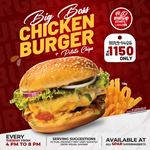 Special offer on Big Boss Burger with Potato Chips at SPAR Sri Lanka