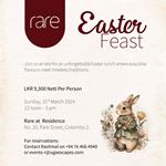 Enjoy an Easter feast at Rare 