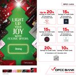 Dinning offers with DFCC Bank Cards