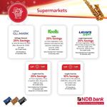 Supermarket offers for NDB Cards