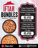 Iftar Bundles from Pizza Hut!