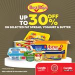 Up to 30% off on selected fat spread, yogurt & Butter at Cargills Food City