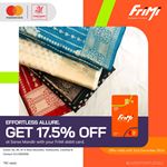 Enjoy 17.5% OFF at Saree Mandir with your FriMi debit card