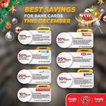 Enjoy the best savings on bank cards and save up this December at Cargills Food City