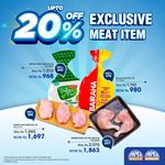 Up to 20% Off exclusive meat item at Arpico Super Centre