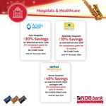 Healthcare offers with NDB Credit Cards