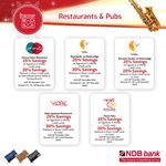 Restaurants and pubs offers with NDB Credit Cards