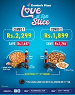  Valentine's Day offer at Domino's Pizza 