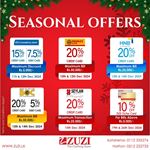 Seasonal Offers at ZUZI 