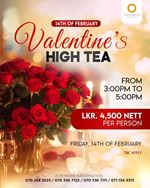 Valentine’s Day High Tea Buffet at Mandarina Colombo