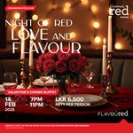 Valentine’s Dinner Buffet at Cinnamon Red