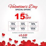 Valentine's Day Special offer at ASB Fashion