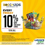 10% off for BOC Credit Cards at LAUGFS Supermarket
