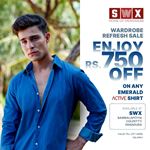 Grab Rs.750 OFF on Emerald Active Shirts at ShirtWorks