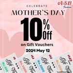 Get 10% Discount on Gift Vouchers at ASB Fashion